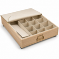 Fold-Grid Under-Bed Rolling Drawer