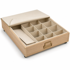 Fold-Grid Under-Bed Rolling Drawer