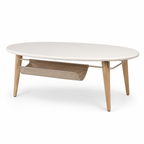 Drift-Sling Oval Coffee Table