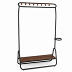 Loop-Rail Freestanding Coat Rack