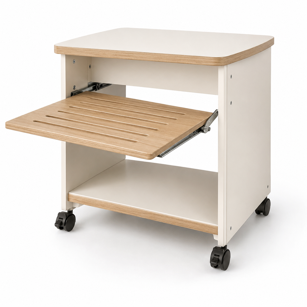 Slide-Arc 2-Tier Printer Stand