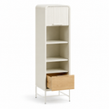 Ribbon-Door Slim Storage Cabinet