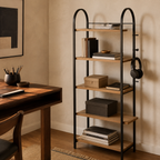 Offset-Arch 5-Tier Display Shelf